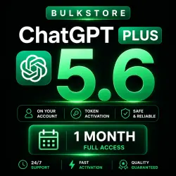 24/7 | ChatGPT Plus | GPT-5.6 | ON YOUR ACCOUNT | TOKEN ACTIVATION | 1 MONTH