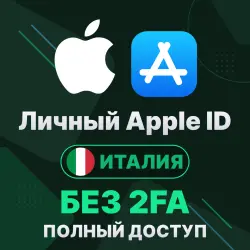 APPLE ID (Italy) | Personal / Shared | Full access | Editable | No 2FA | iCloud | iOS