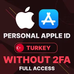 APPLE ID (Turkey) | Personal / Shared | Full access | Editable | No 2FA | iCloud | iOS
