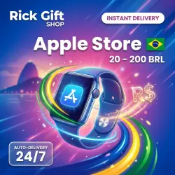[AUTO 24/7] Apple Store Gift Card Brazil 20-200 BRL