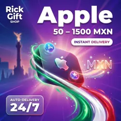 [AUTO 24/7] Apple Gift Card MEXICO 50+ MXN