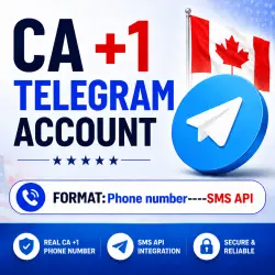 Canada +1 | Telegram account | Aged 9-10 Months