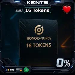 Honor of Kings 16 Tokens - пополнение