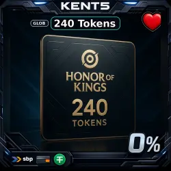 Honor of Kings 240 Tokens Top Up