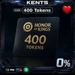 Honor of Kings 400 Tokens Top Up