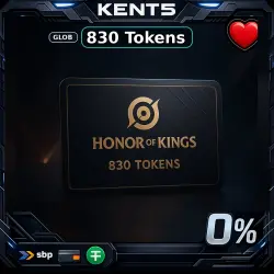 Honor of Kings 830 Tokens - пополнение
