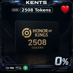 Honor of Kings 2508 Tokens - пополнение