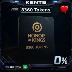 Honor of Kings 8360 Tokens - пополнение