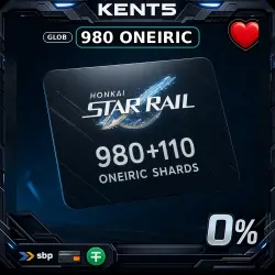 Honkai: Star Rail 980+110 Oneiric Shards Top Up