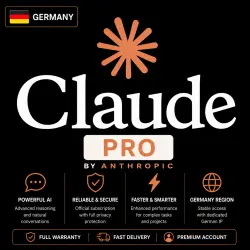 Germany Аккаунт Claude Pro - 1 Месяц | AВТО 24/7, ОФИЦИАЛЬНО