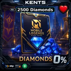 Mobile Legends 2500+475 Diamonds - Russia