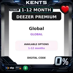 Deezer Premium Global 1-12 months [Цифровой код]