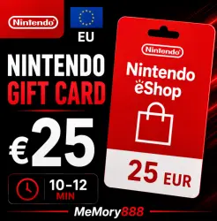 Nintendo Gift Card EU €25 | Balance Top Up Code
