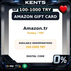 Amazon.tr Gift Card Turkey 100-1000 TRY [Digital Code]