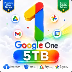 Google One AI Premium 5 ТБ + Gemini Pro | 1 месяц | Мгновенная активация | Полная