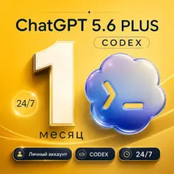 AUTO 24/7 | CHATGPT 5.6 PLUS 1 MONTH | PERSONAL ACCOUNT | CODEX