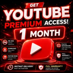 YouTube Premium 1 Month | Official Activation | No Password Required