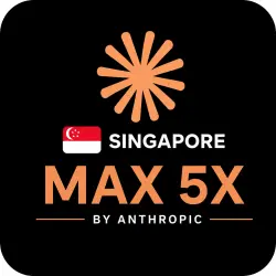 Singapore Claude Max 5X 1M: Instant Access | F.A.S.T, FULL WARRANTY