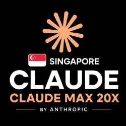 Singapore Claude Max 20X 1M: Instant Access | F.A.S.T, FULL WARRANTY