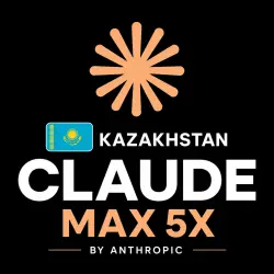 Kazakhstan Claude Max 5X 1M: Instant Access | F.A.S.T, FULL WARRANTY