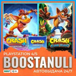 Crash Bandicoot - Quadrilogy Bundle (PS4/PS5) — на ваш аккаунт PlayStation
