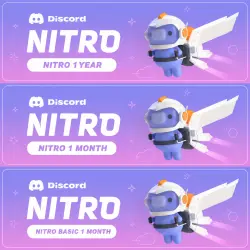 DISCORD NITRO 1-12 MONTHS +2 FULL BOOSTS