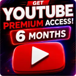 YouTube Premium – 6 Months | Official Activation | No Password Required