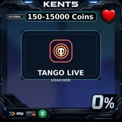 Tango Live Coins 150-15000 Coins - пополнение аккаунта