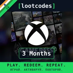 Xbox Game Pass PC 3 месяца Ключ ИНДИЯ (Windows)