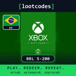Xbox Gift Card — BRL 5 — Xbox Series X|S — Brazil
