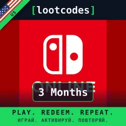 Nintendo Switch Online 3 Months — Nintendo Switch United States Activation Code