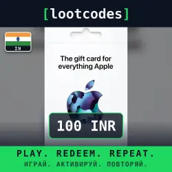 Apple Gift Card — INR 100 — India — App Store и Apple ID, лот №256899