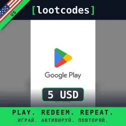 Google Play Gift Card $5 USD — Google Play United States Digital Code