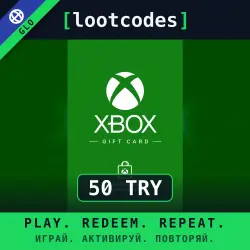 Xbox Gift Card ₺50 TRY — Xbox Türkiye Digital Code