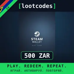 Steam Wallet Gift Card ZAR 500 — Steam ЮАР Цифровой код