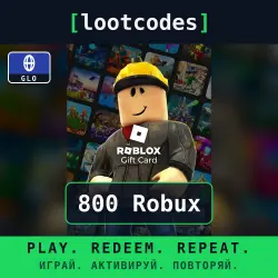 Roblox Gift Card — 800 Robux — Global, лот №288259
