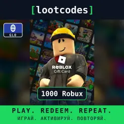 Roblox Gift Card — 1000 Robux — Global, лот №278345