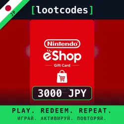 Nintendo eShop Gift Card JPY 3000 — Nintendo Switch Japan Digital Code
