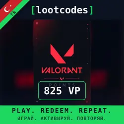 Valorant Points 825 VP — Riot Games Турция Цифровой код