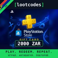 PlayStation Store Gift Card ZAR 2000 — PlayStation ЮАР Цифровой код