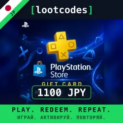 PlayStation Store Gift Card JPY 1100 — PlayStation Japan Digital Code
