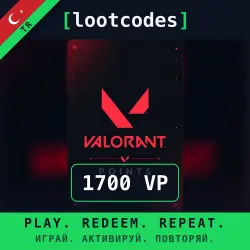 Valorant Points 1700 VP — Riot Games Türkiye Digital Code