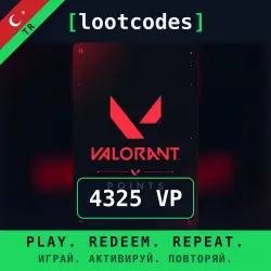 Valorant Points 4325 VP — Riot Games Турция Цифровой код