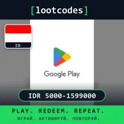 Google Play Gift Card — Google Play Индонезия Цифровой код