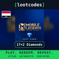 Mobile Legends: Bang Bang — 17+2 Diamonds — Indonesia, лот №207108