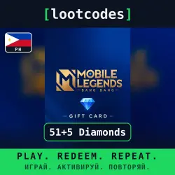 Mobile Legends: Bang Bang — 51+5 Diamonds — Philippines, лот №278346