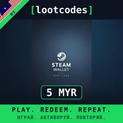 Steam Wallet Gift Card MYR 5 — Steam Малайзия Цифровой код