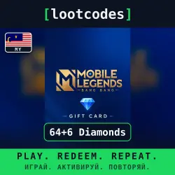 Mobile Legends: Bang Bang — 64+6 Diamonds — Malaysia, лот №207117
