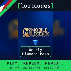 Mobile Legends: Bang Bang — Diamonds Weekly Diamond Pass — Филиппины — Пополнение аккаунта