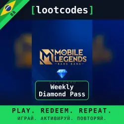 Mobile Legends: Bang Bang — Diamonds Weekly Diamond Pass — Бразилия — Пополнение аккаунта